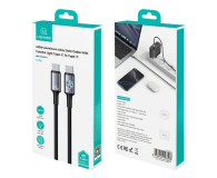 USAMS Kabel 240W USB-C do USB-C 1,2m stalowy - 1569137 - zdjęcie 3